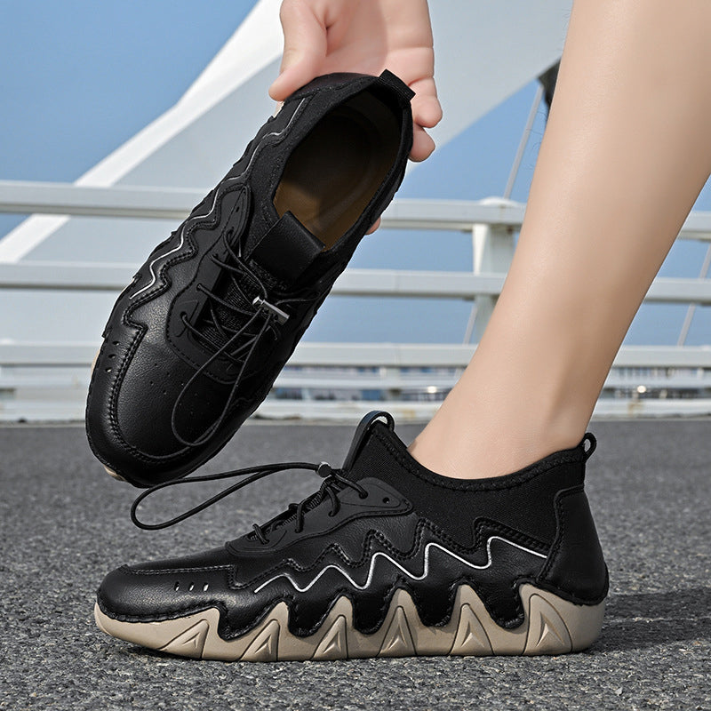 Casual Lace-Up Comfort Sneakers