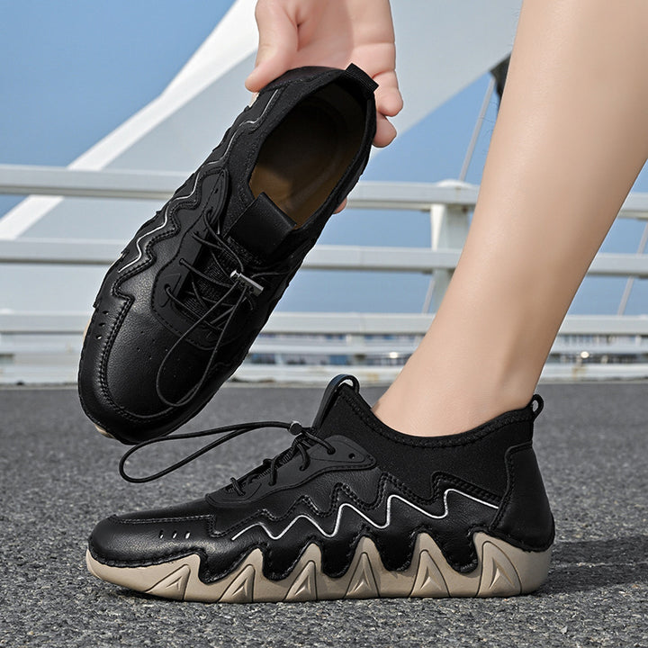 Casual Lace-Up Comfort Sneakers