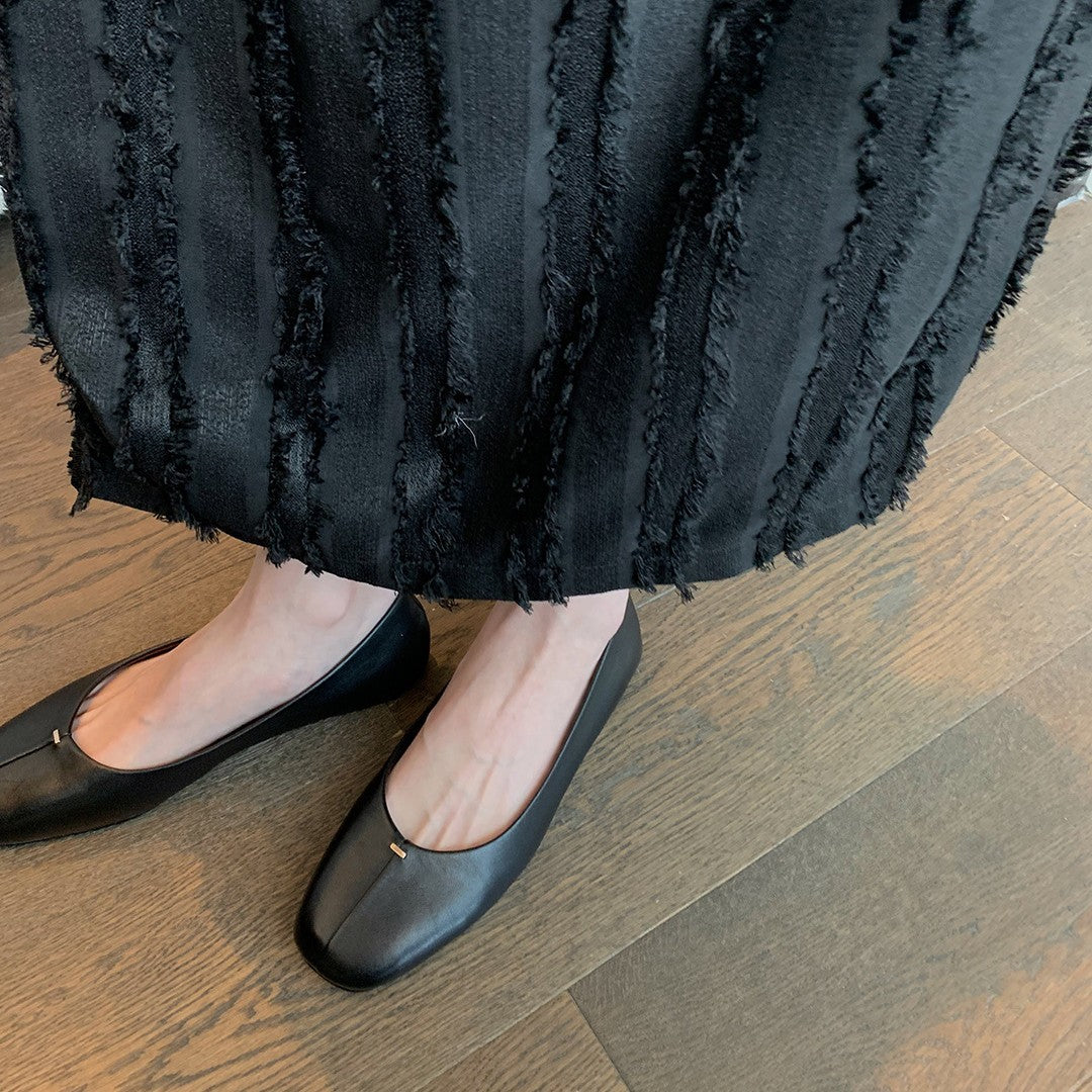 Elegant Square Toe Comfort Flats