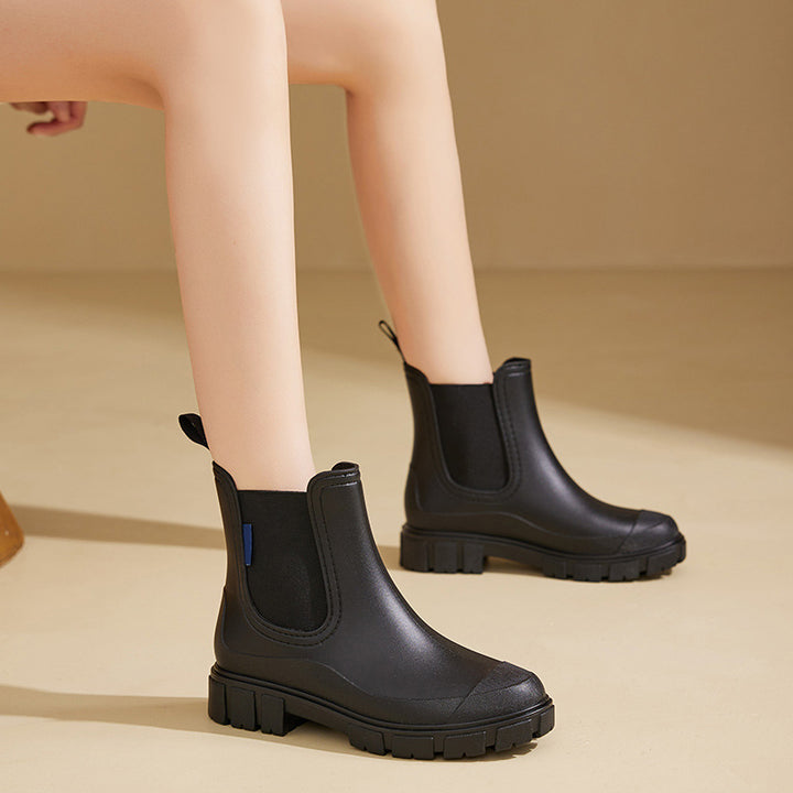Chunky Chelsea Ankle Boots