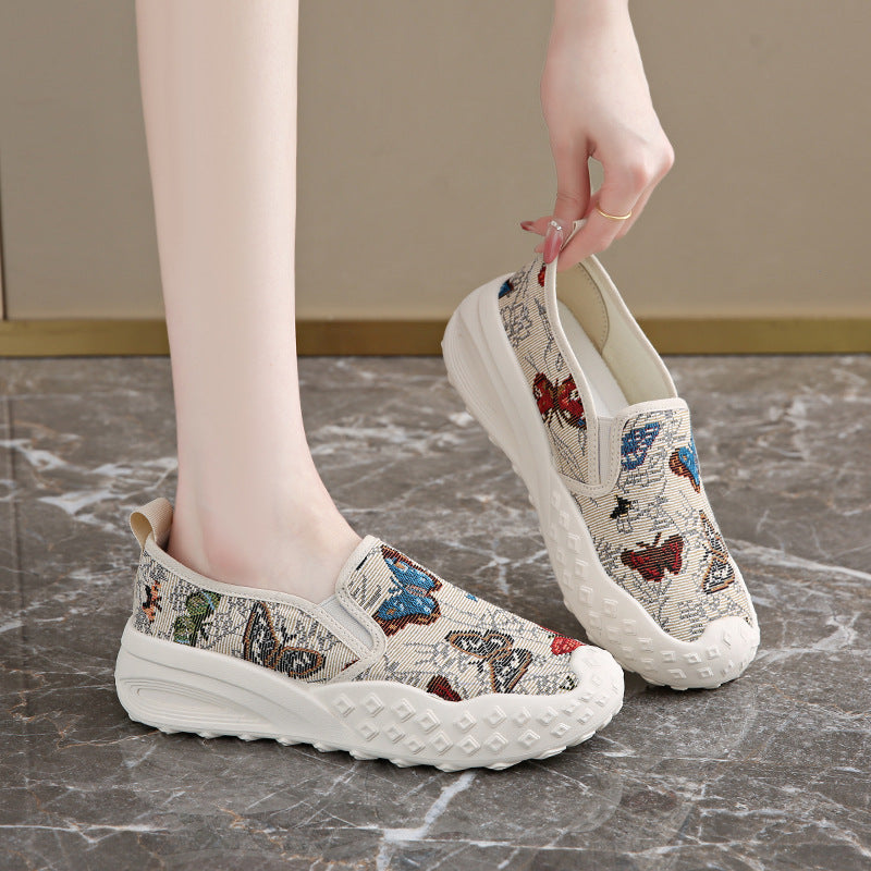 Printed Slip-On Sneakers