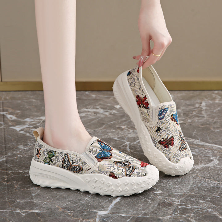 Printed Slip-On Sneakers