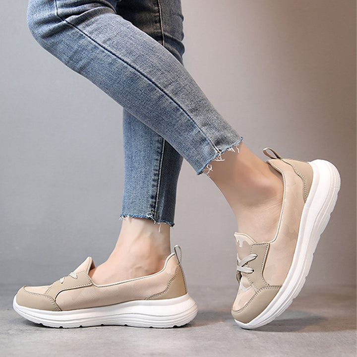 Lightweight Lace-Up Slip-On Walking Shoes