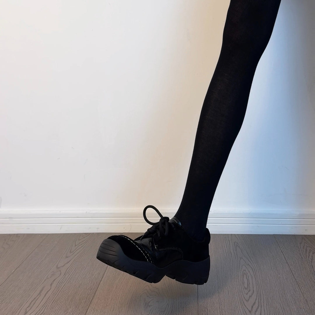 Vintage Lace-Up Loafers