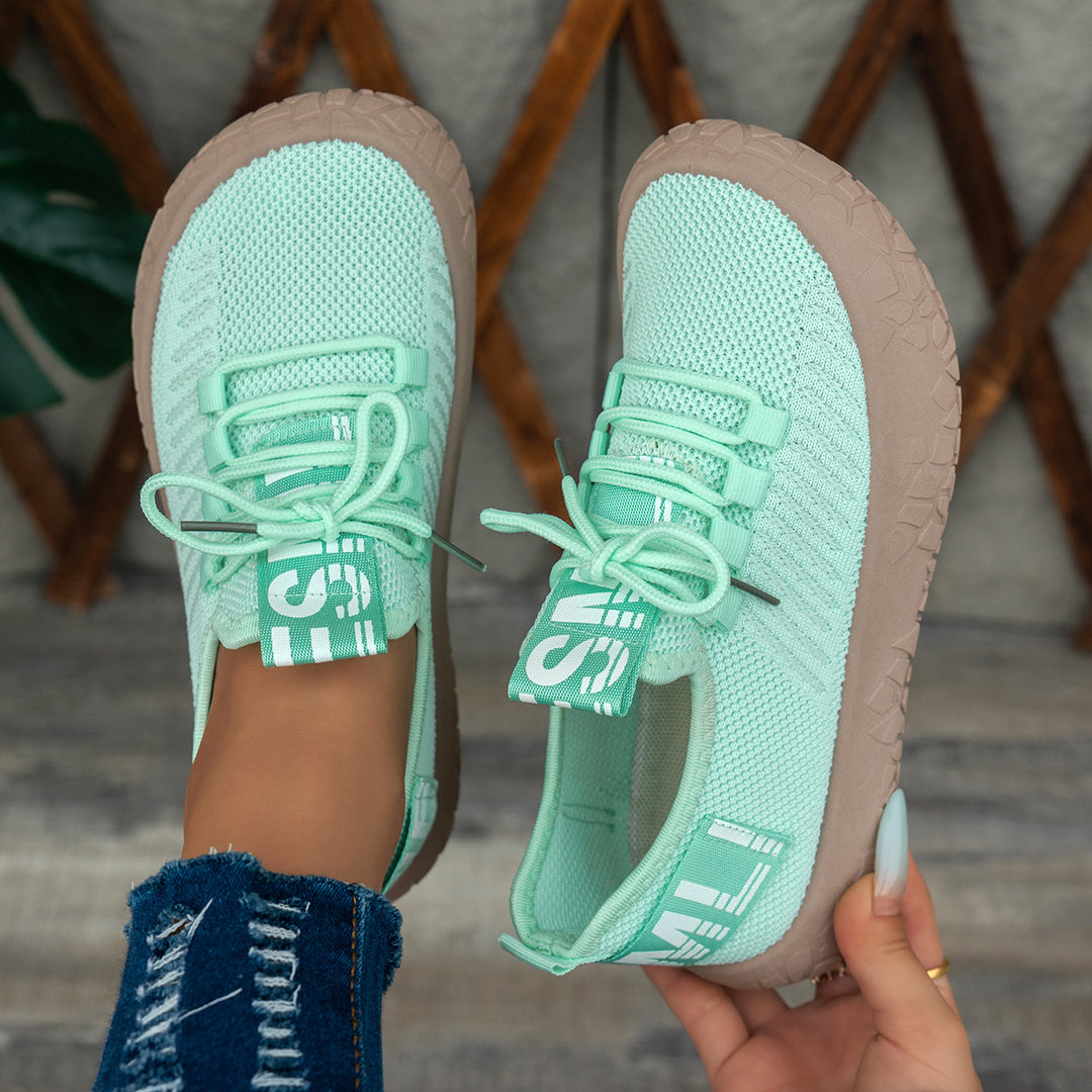 Breathable Knit Walking Sneakers