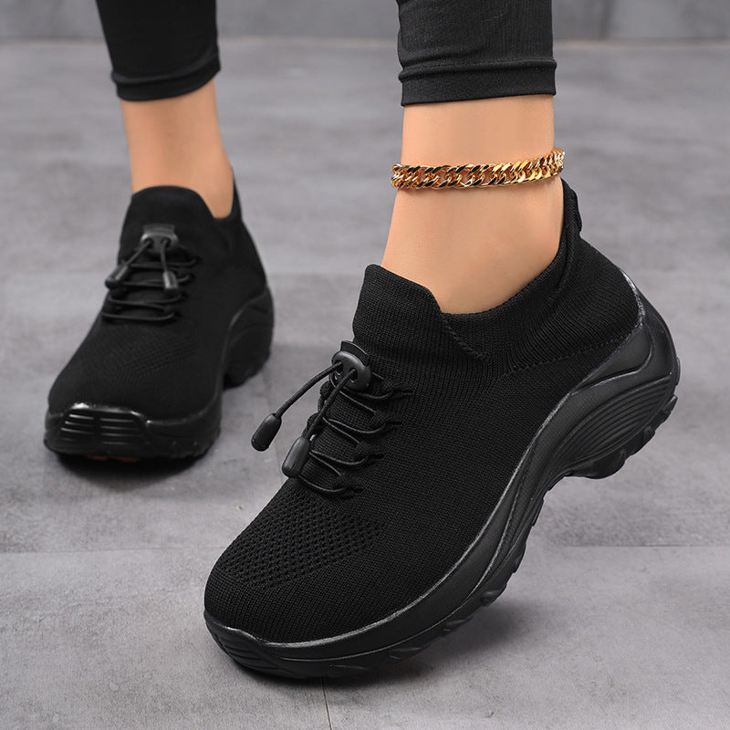 Breathable Knit Walking Sneakers