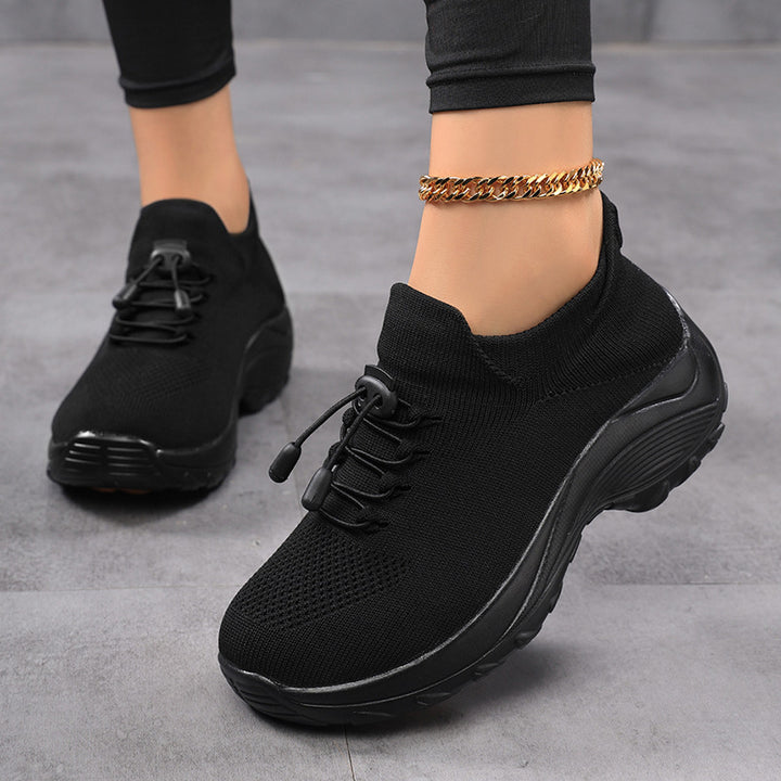 Breathable Knit Walking Sneakers