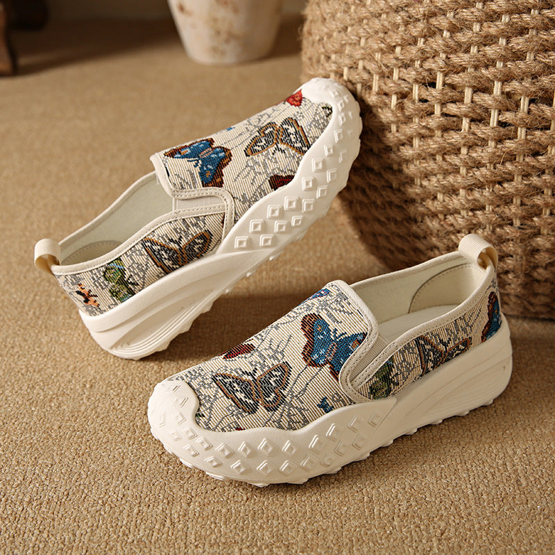 Printed Slip-On Sneakers