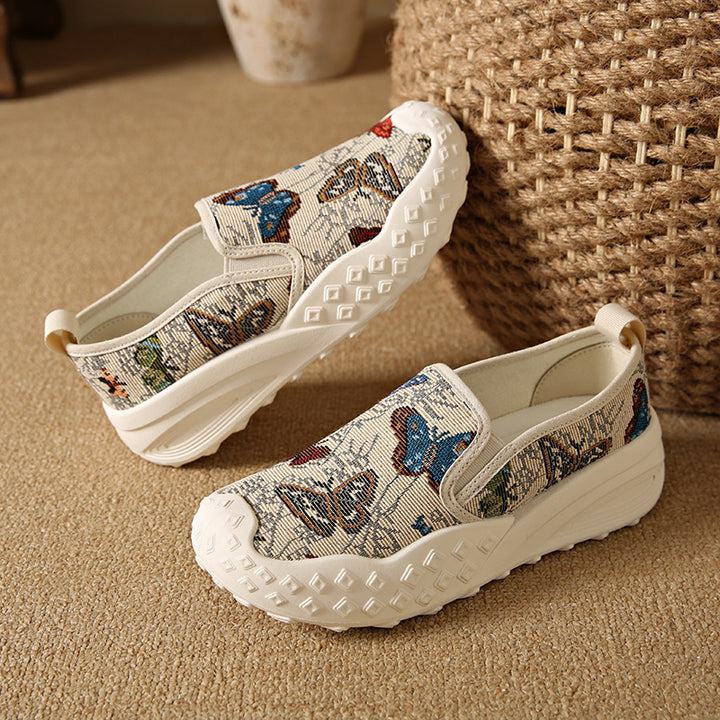 Printed Slip-On Sneakers