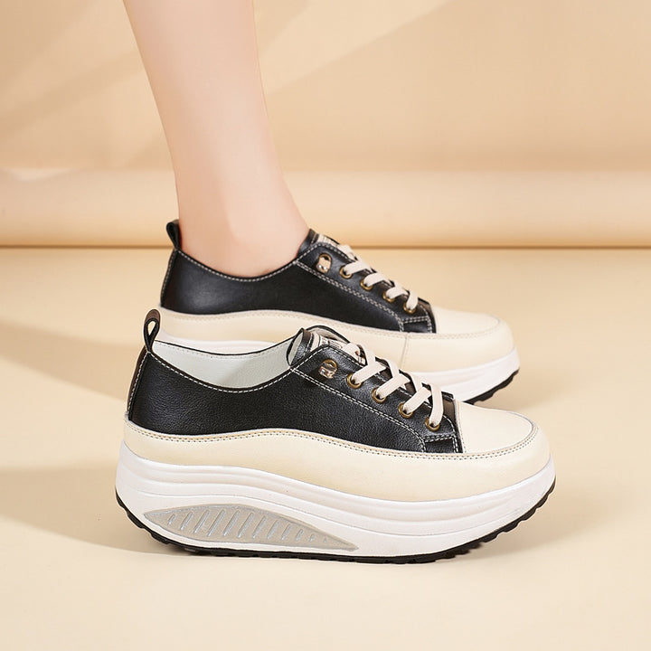 Colorblock Platform Sneakers