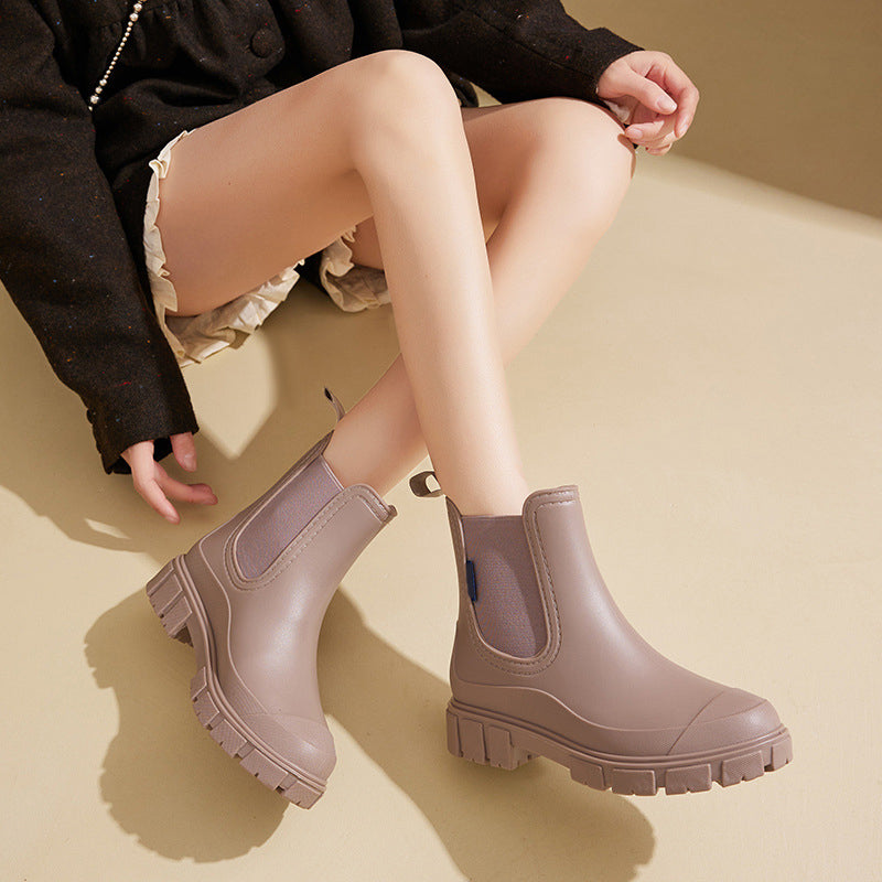 Chunky Chelsea Ankle Boots