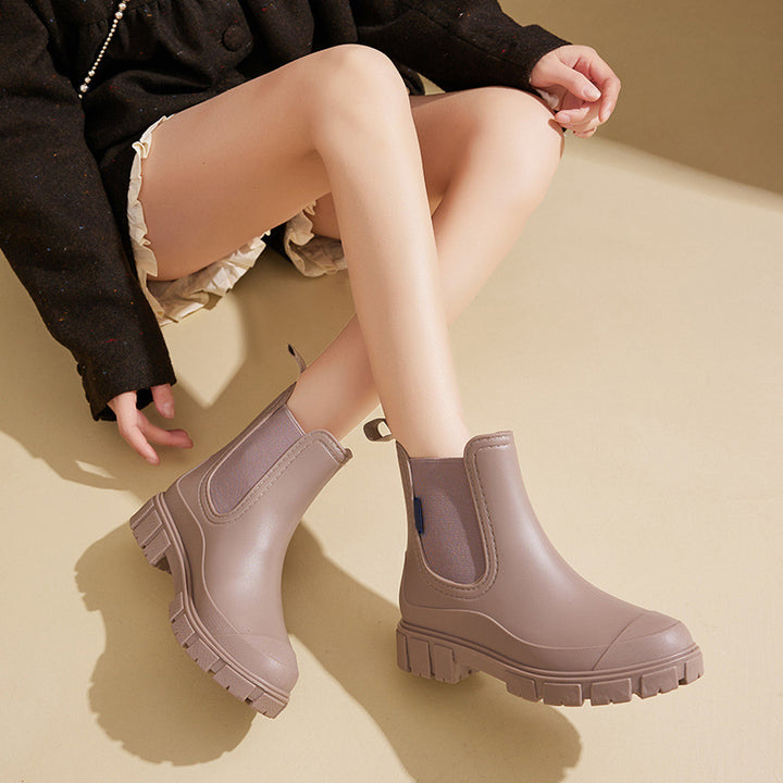Chunky Chelsea Ankle Boots