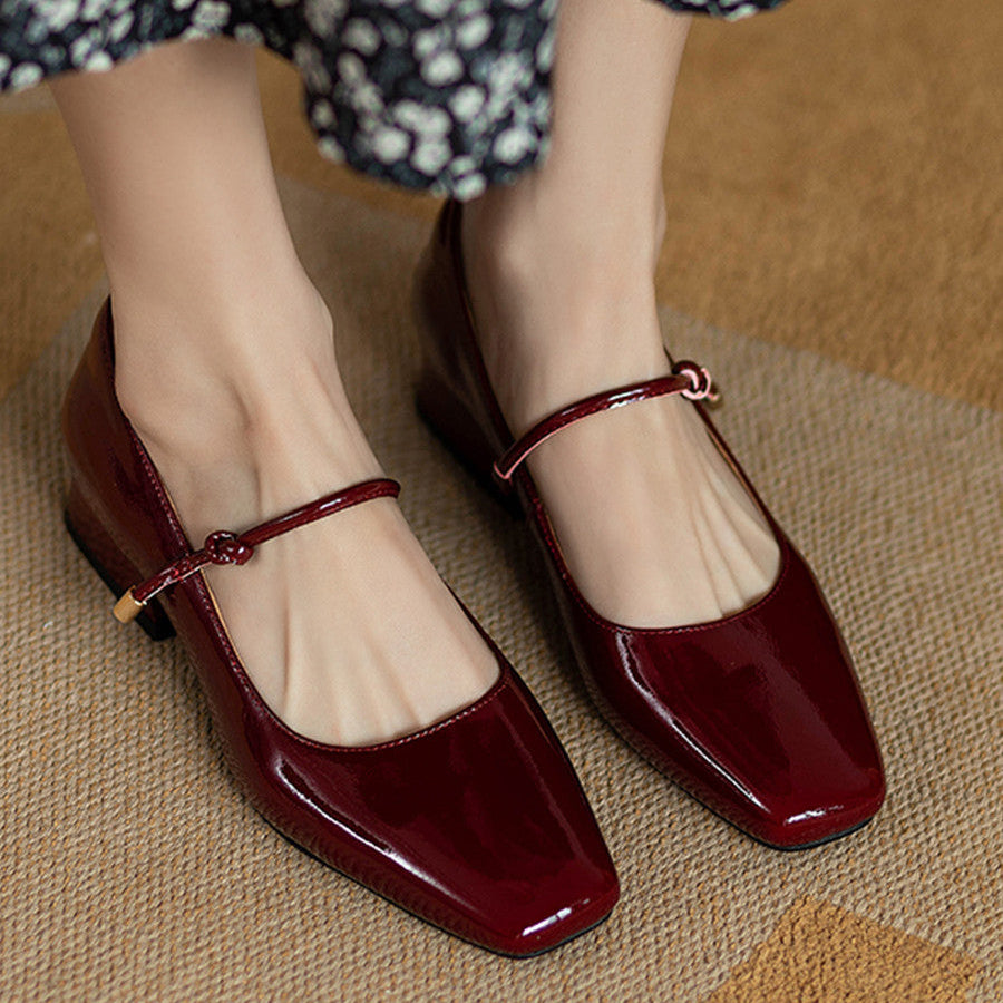 Vintage Patent Leather Mary Jane Heels