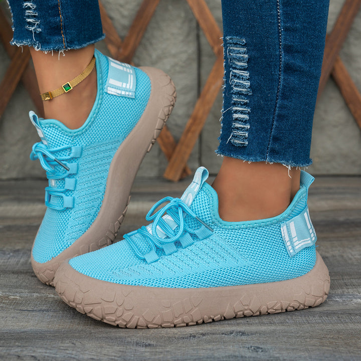Breathable Knit Walking Sneakers