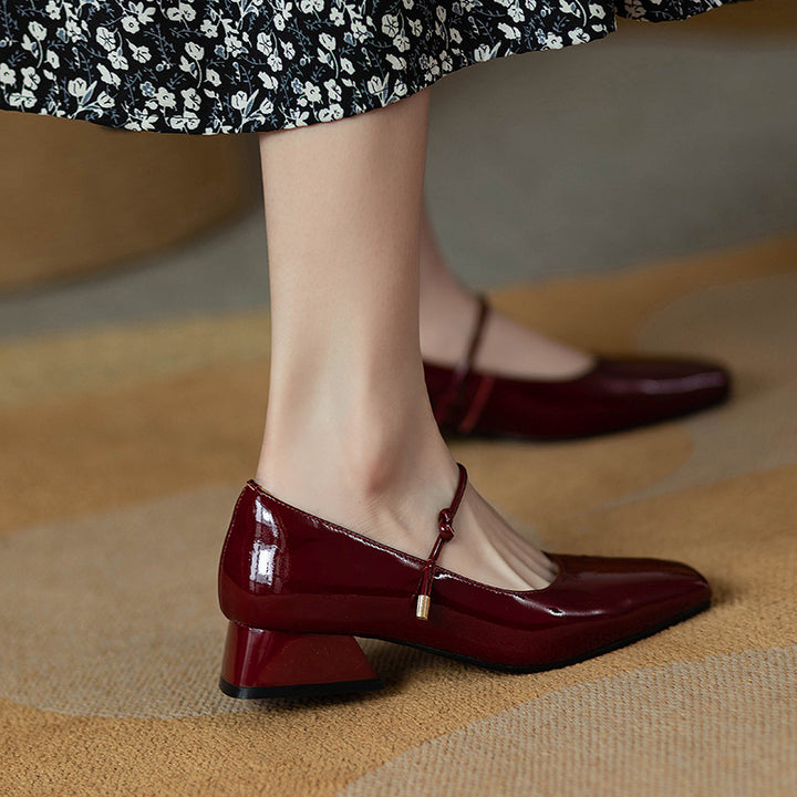 Vintage Patent Leather Mary Jane Heels