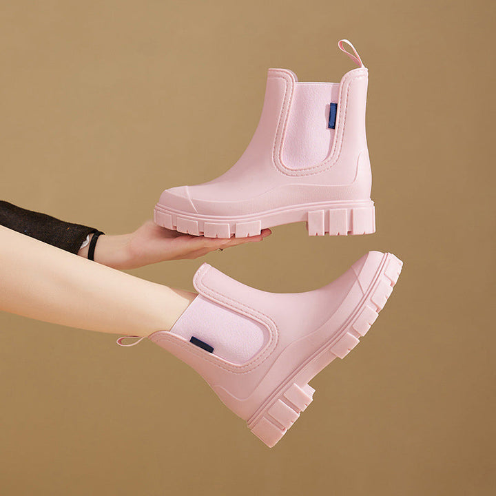 Chunky Chelsea Ankle Boots