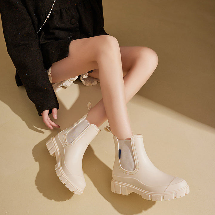 Chunky Chelsea Ankle Boots