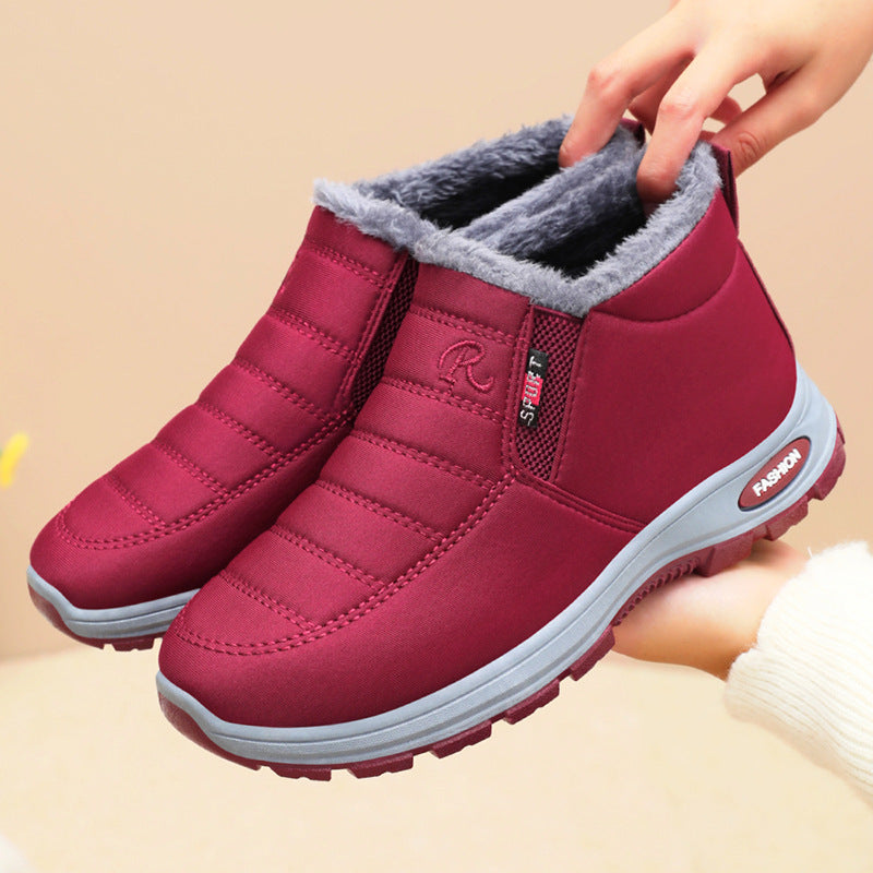Fur-Lined Winter Ankle Boots
