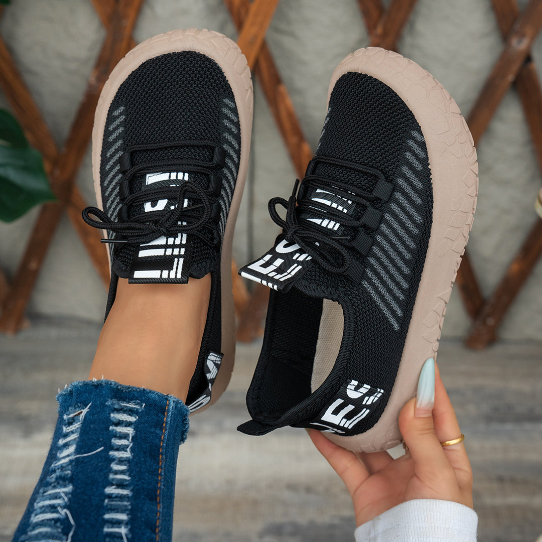 Breathable Knit Walking Sneakers
