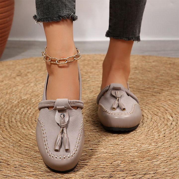 Classic Bow Detail Mary Jane Flat Shoes