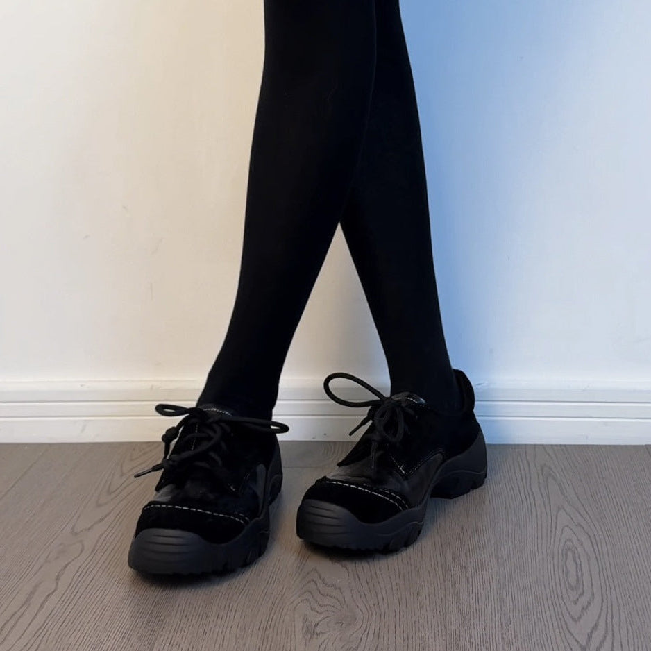 Vintage Lace-Up Loafers