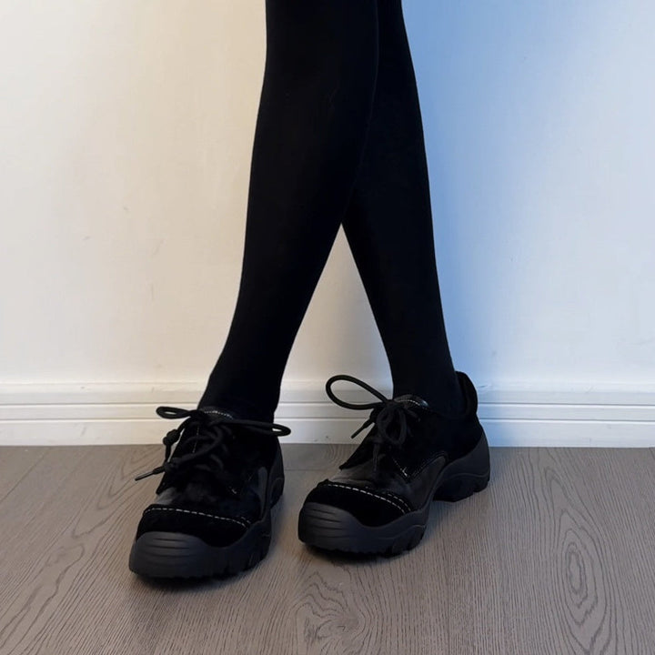 Vintage Lace-Up Loafers