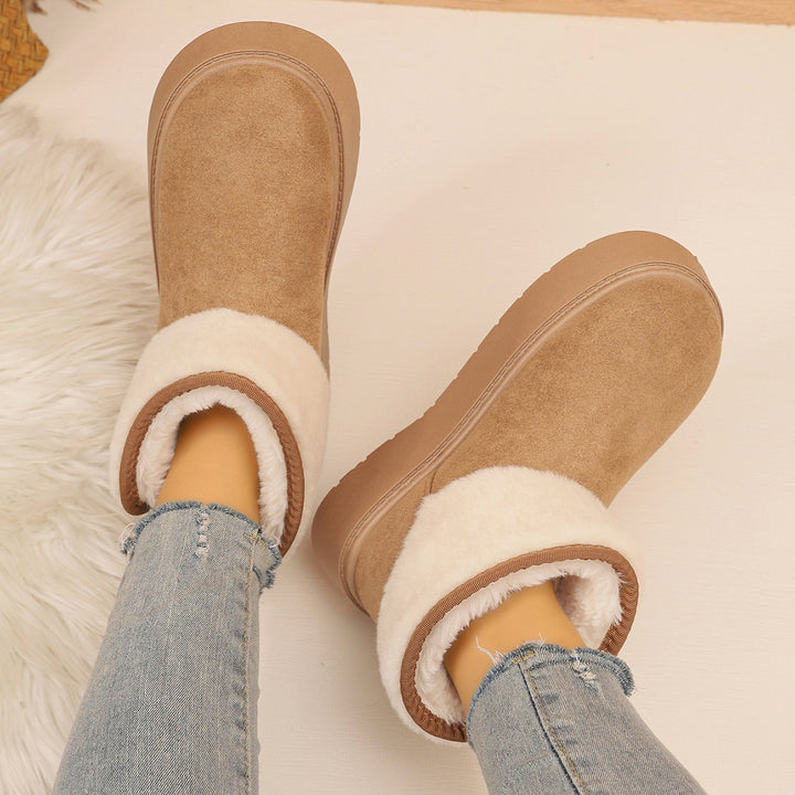 Cozy Faux Fur Platform Snow Boots