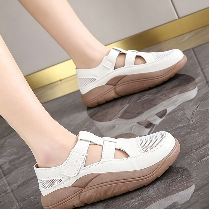 Breathable Cutout Comfort Walking Shoes