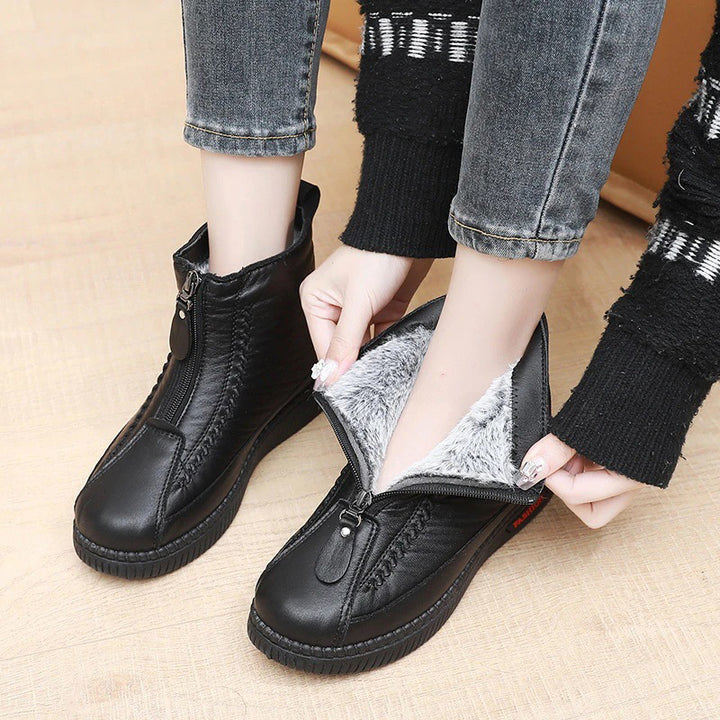 Classic Front Zip Comfort Ankle Boots