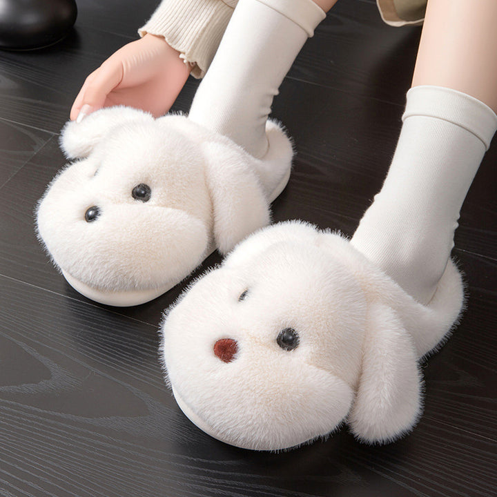 Plush Teddy Bear Slippers