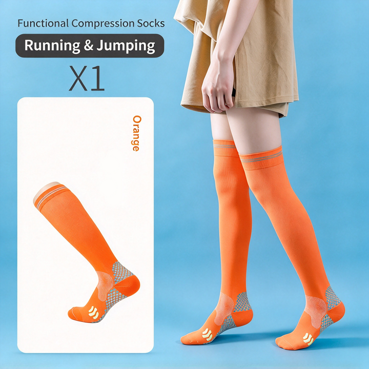 Knee-High Compression Sports Socks