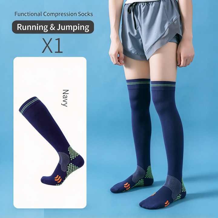 Knee-High Compression Sports Socks