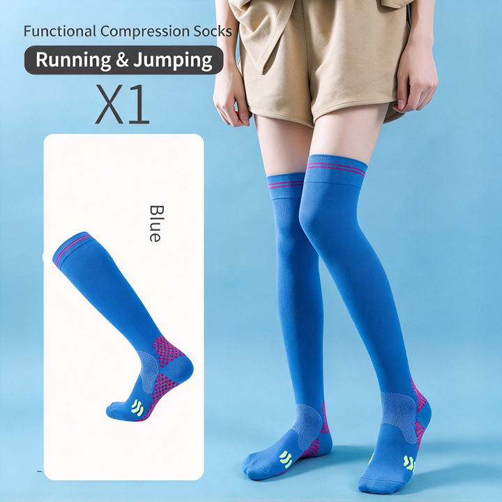 Knee-High Compression Sports Socks