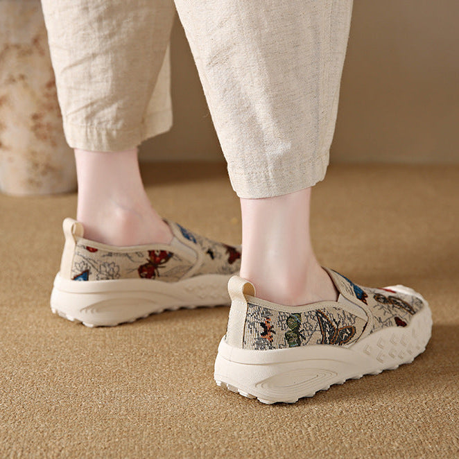 Printed Slip-On Sneakers