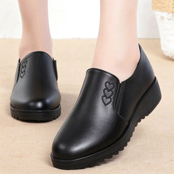 Comfort Slip-On Wedge Shoes