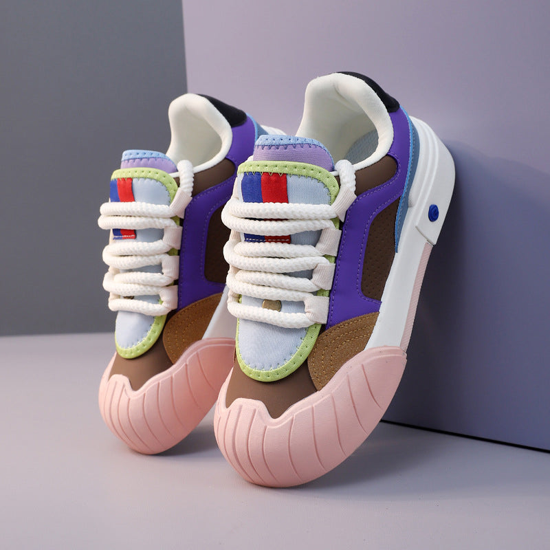 Colorblock Chunky Platform Sneakers