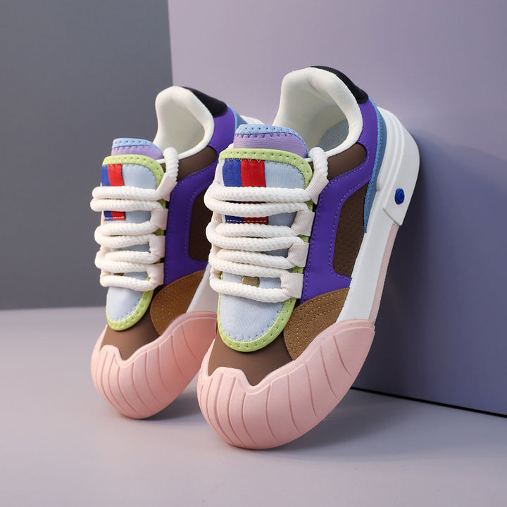 Colorblock Chunky Platform Sneakers