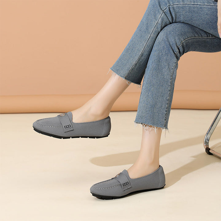 Soft Knit Slip-On Loafers
