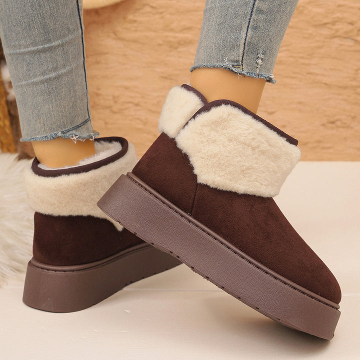 Cozy Faux Fur Platform Snow Boots