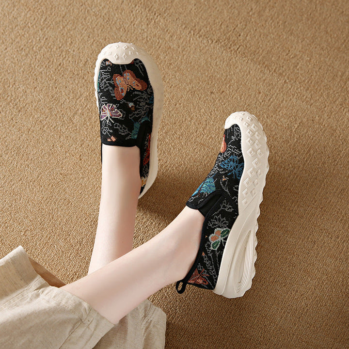 Printed Slip-On Sneakers