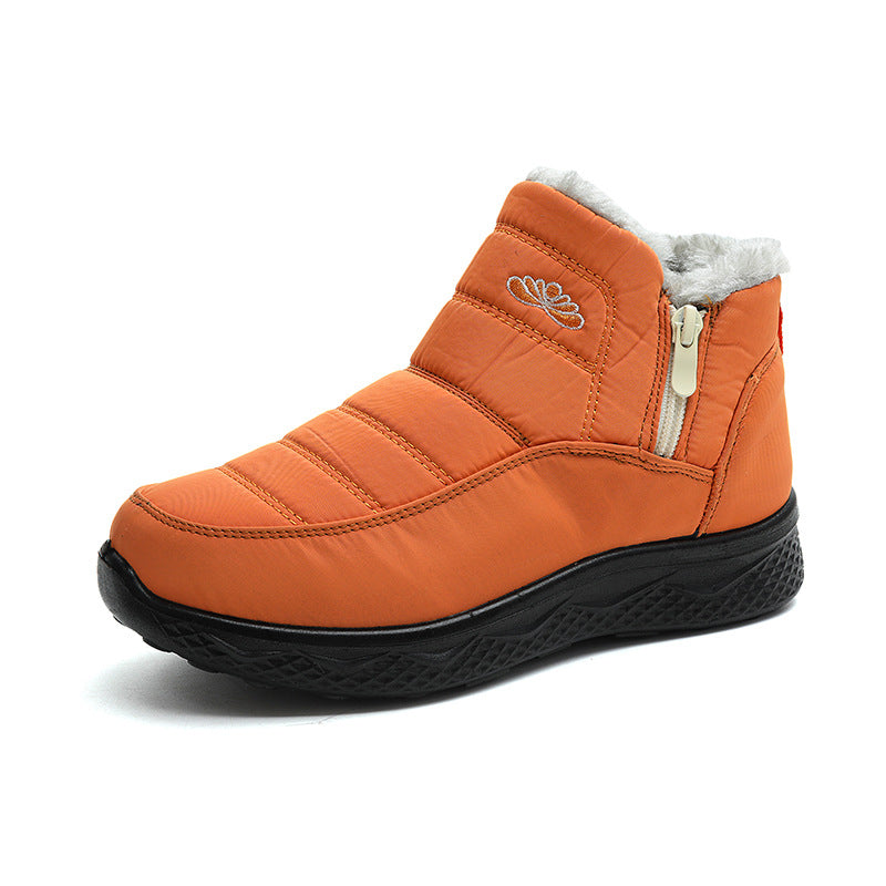 Cozy Fur-Lined Waterproof Winter Ankle Boots