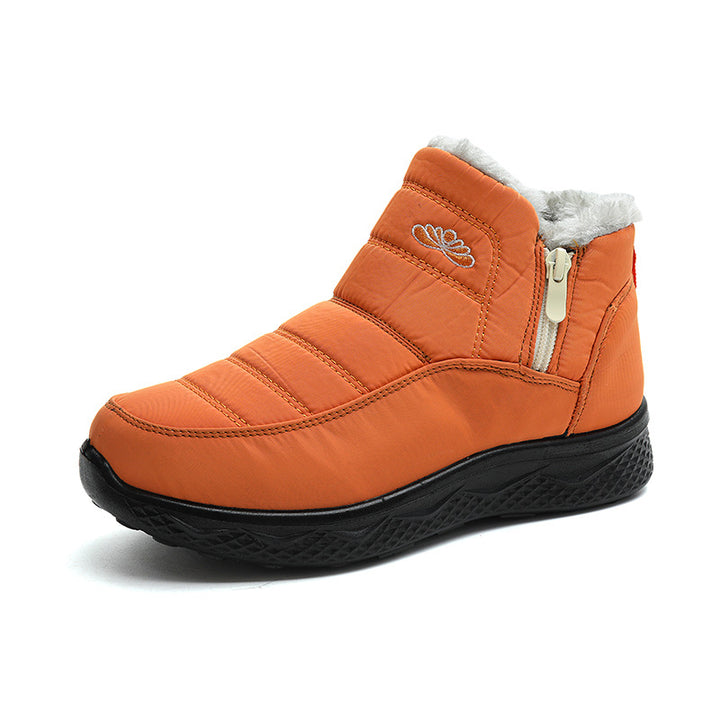 Cozy Fur-Lined Waterproof Winter Ankle Boots