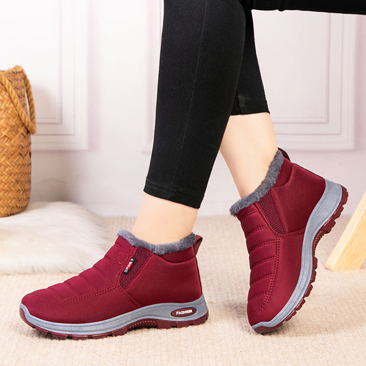 Fur-Lined Winter Ankle Boots