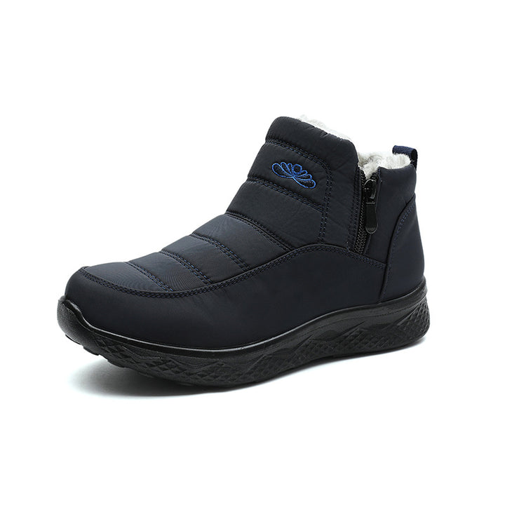 Cozy Fur-Lined Waterproof Winter Ankle Boots