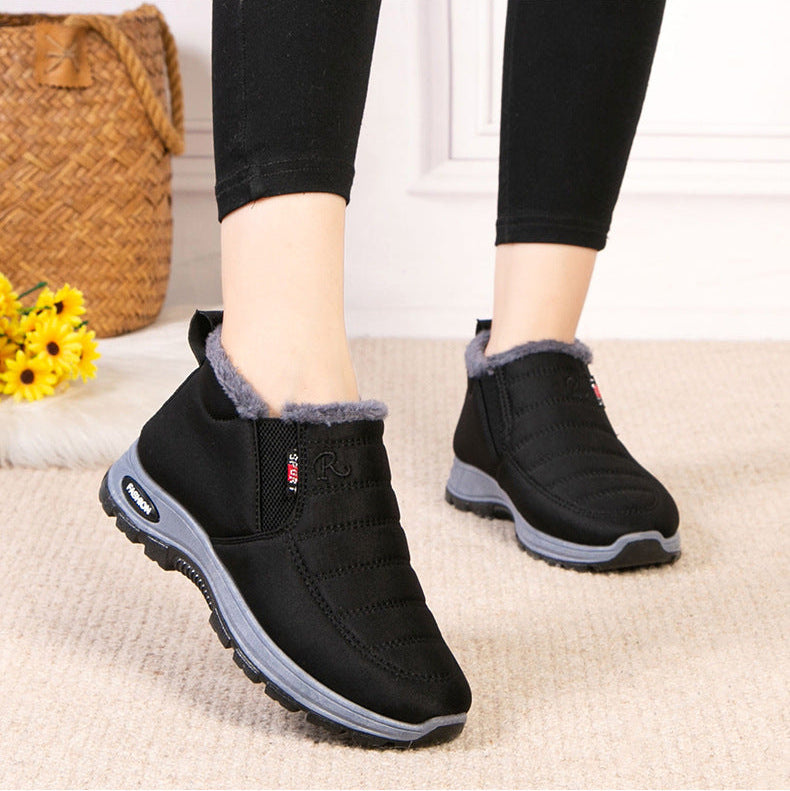 Fur-Lined Winter Ankle Boots