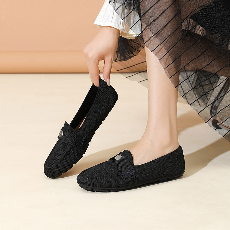 Soft Knit Slip-On Loafers