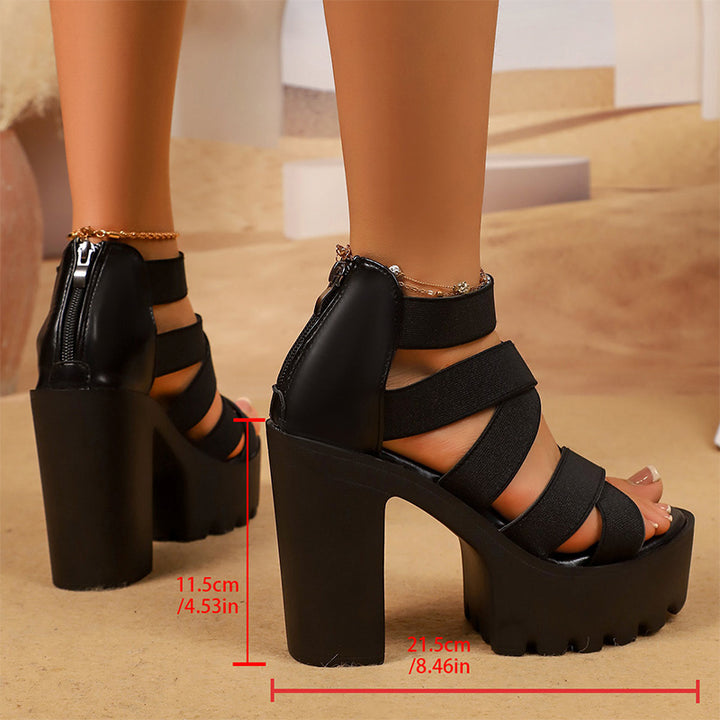 Strappy Chunky Platform Sandals