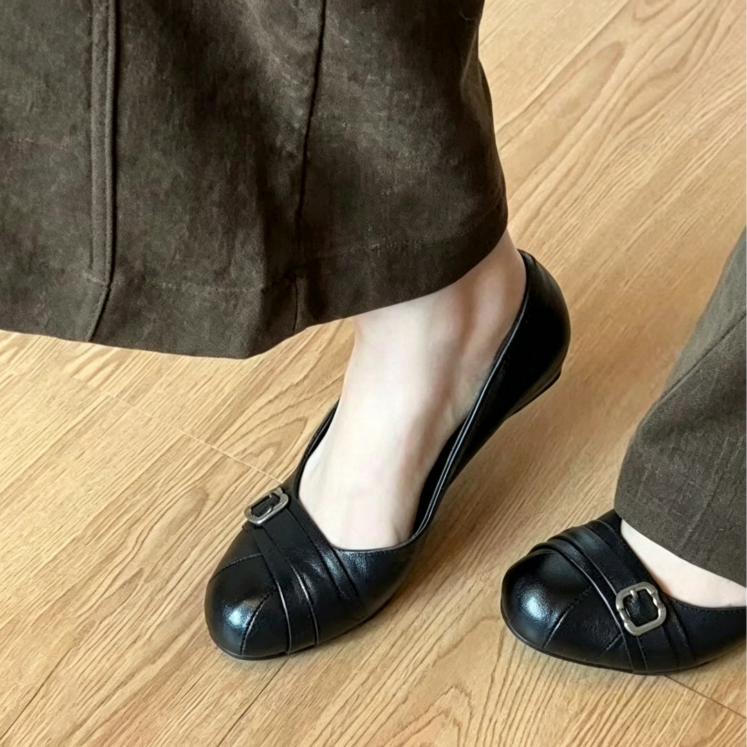 Classic Buckle Strap Ballet Flats