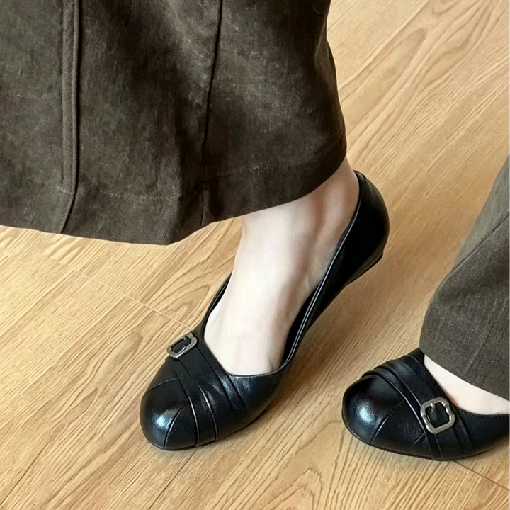 Classic Buckle Strap Ballet Flats