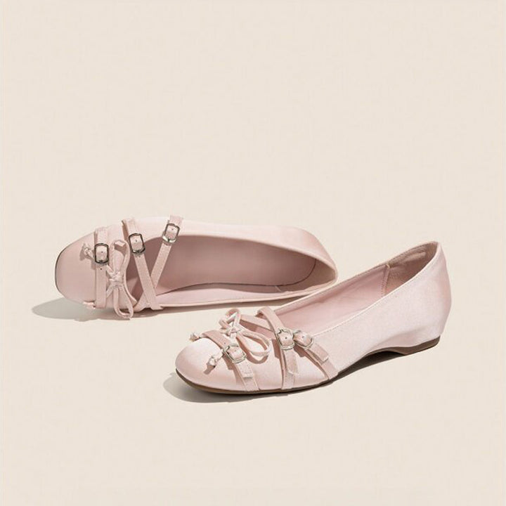 Buckle Strap Ballet Flats